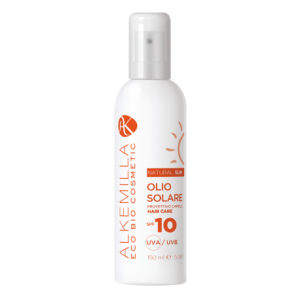 olio solare protezione capelli spray spf10 alkemilla